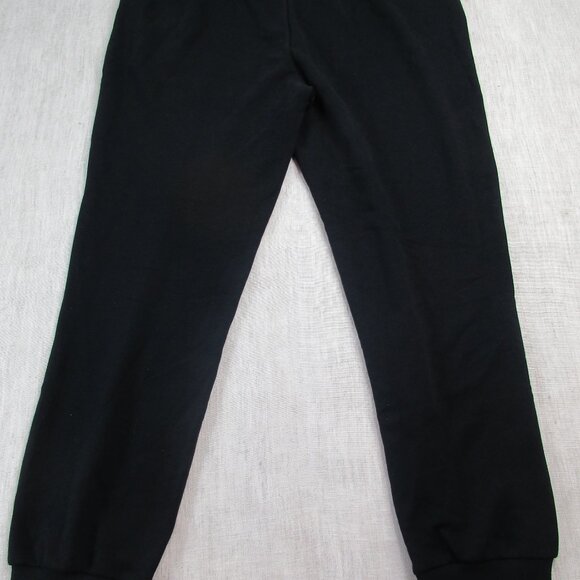 PUMA Jogger Sweatpants Mens 2XL Black Fitted Gym Sports Athletic Elastic Waist - Picture 2 of 8